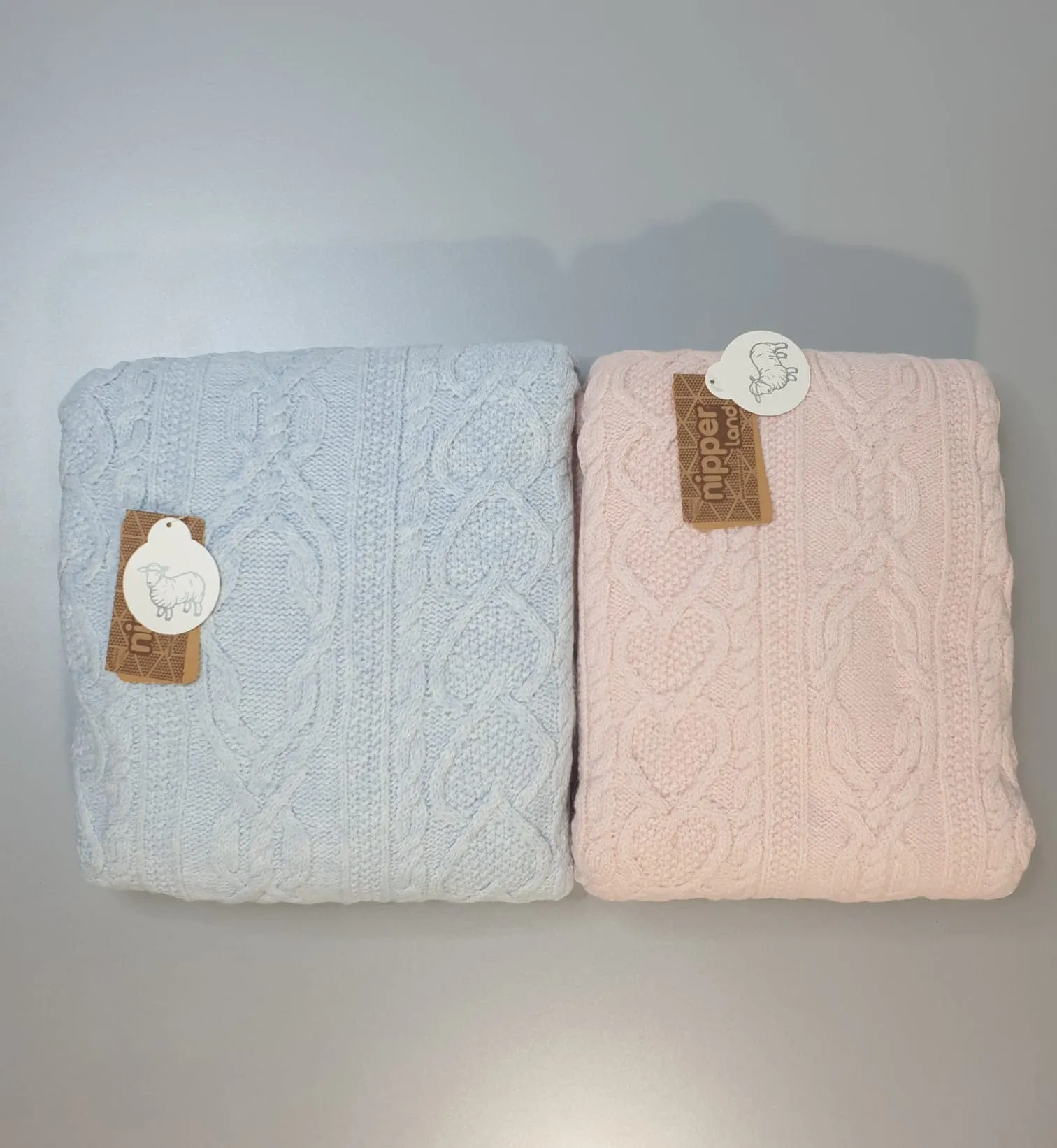 Nipperland Strickdecke-Babydecke Knit blanket 6145