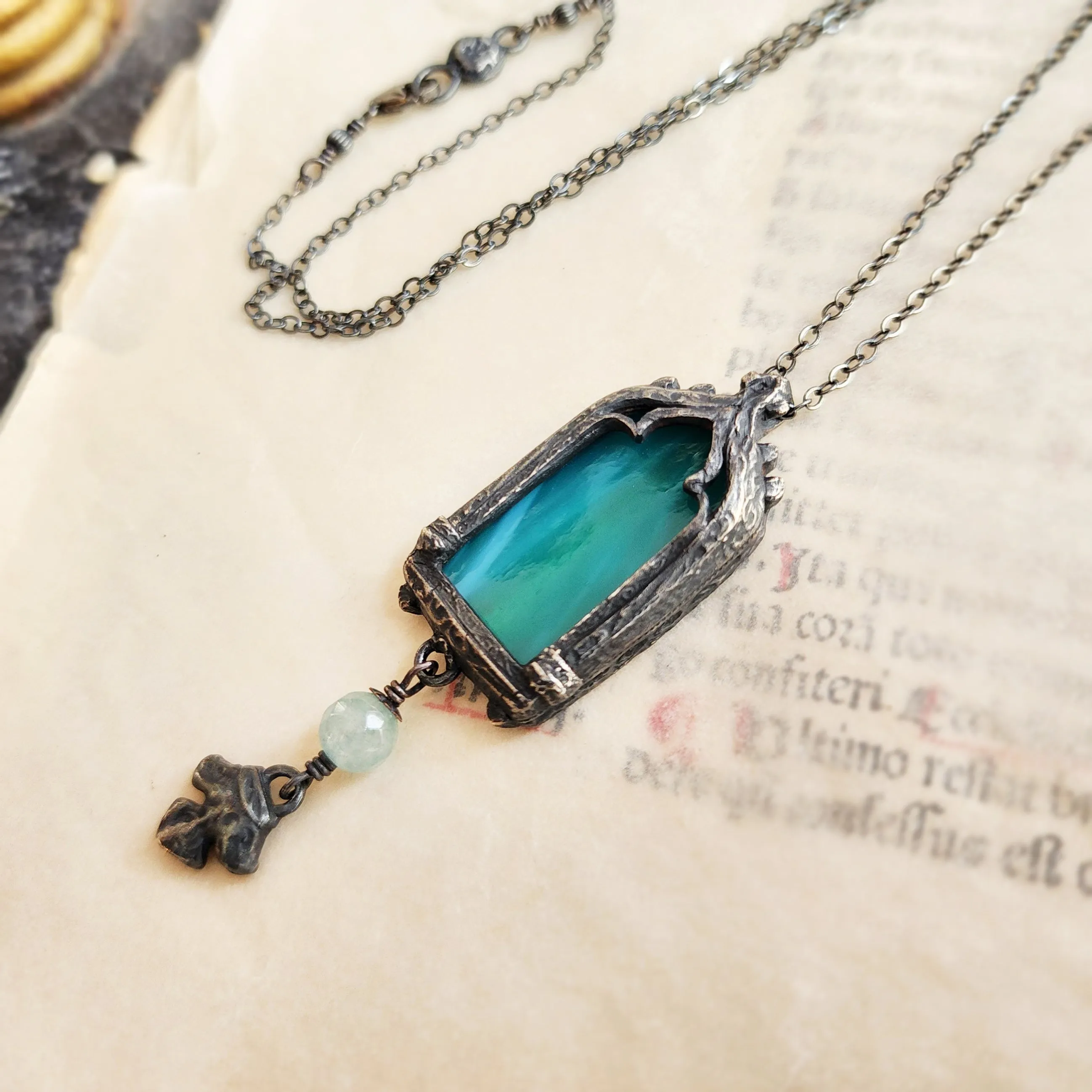 ondine's river - venetian gothic window amulet