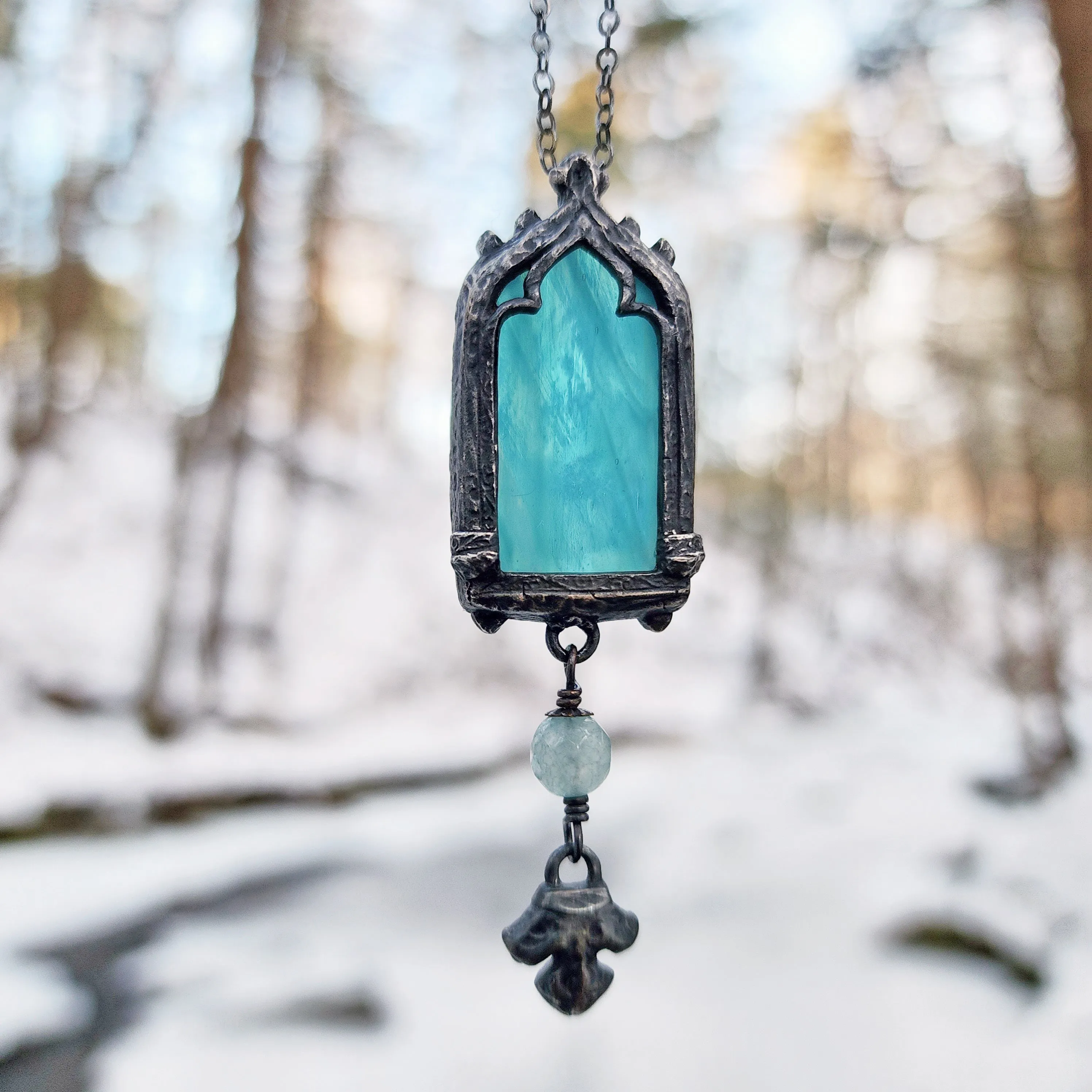 ondine's river - venetian gothic window amulet