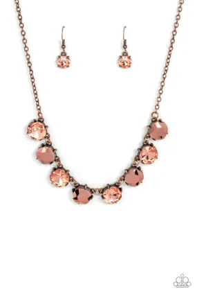 Paparazzi Dreamy Decorum - Copper Necklace