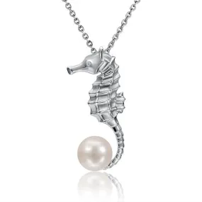 Pearl Seahorse’s Treasure Pendant