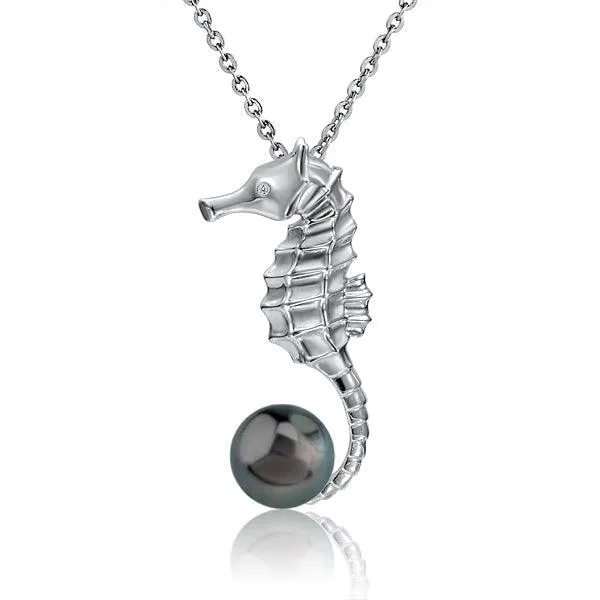 Pearl Seahorse’s Treasure Pendant