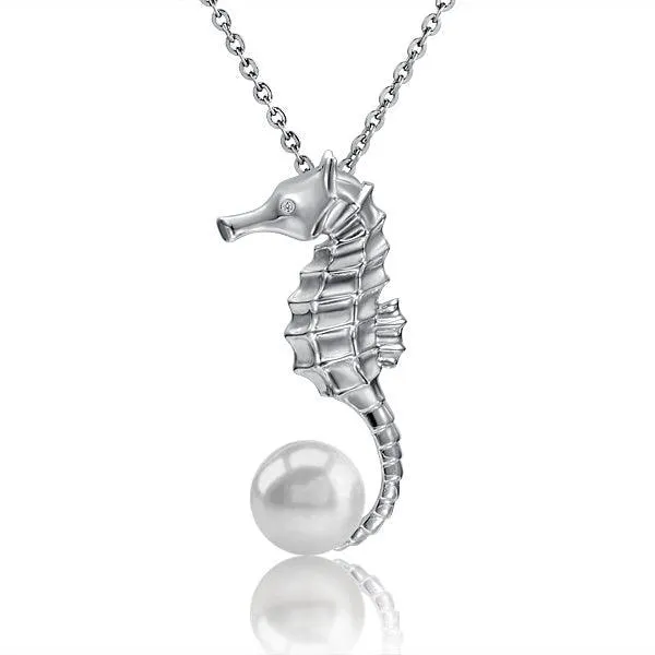 Pearl Seahorse’s Treasure Pendant