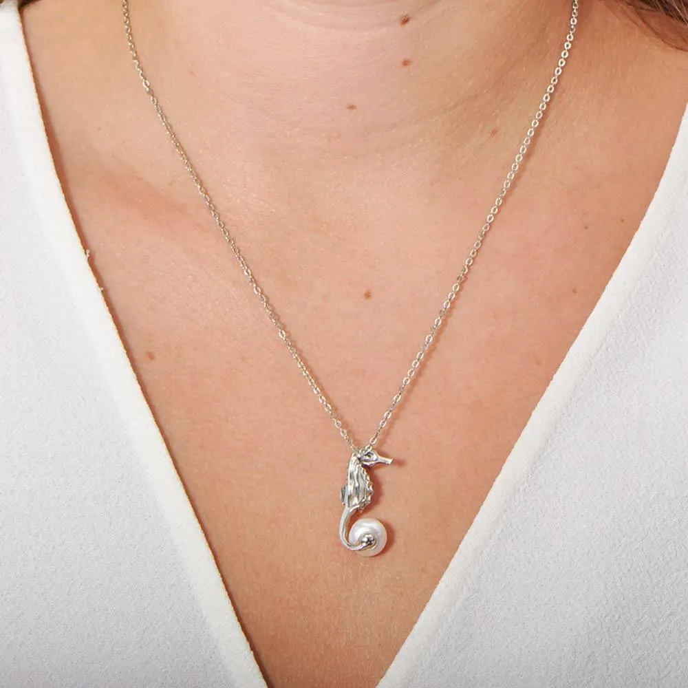 Pearl Seahorse’s Treasure Pendant