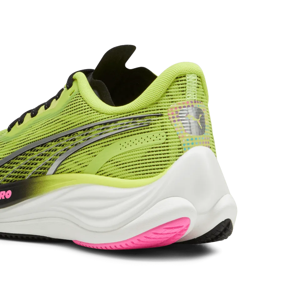 Puma Velocity Nitro 3 Women's  Running Shoes SS24 Lime Pow-PUMA Black-Poison Pink