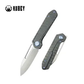 Royal Frame Lock EDC Pocket Knife Front Flipper Flame 6AL4V Titanium Handle 2.99 Sandblast Bohler M390 KB321N