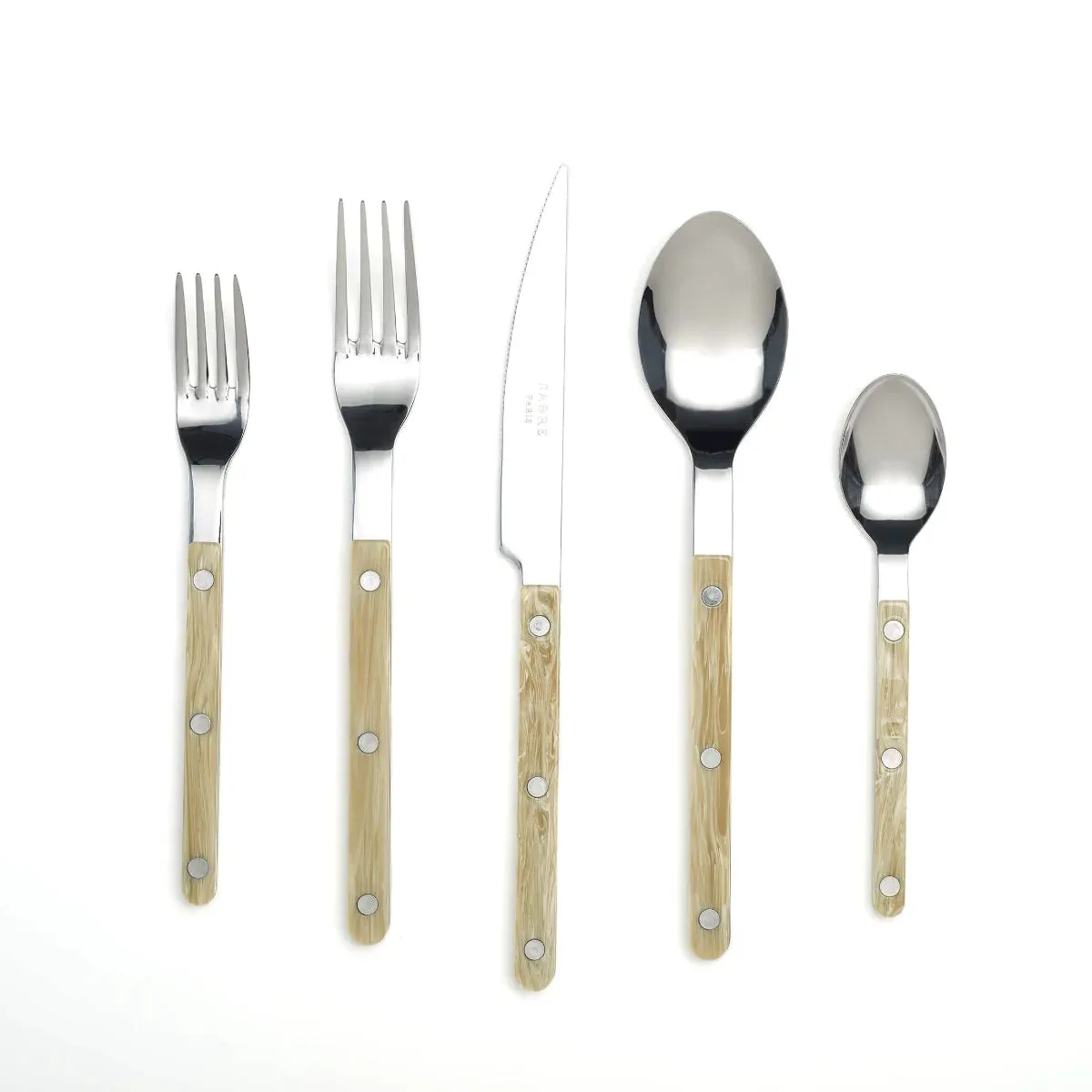 Simon Pearce Horn Handle Five-Piece Place Setting