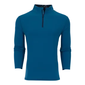 Tate Mockneck Quarter-Zip (Sea Turtle)