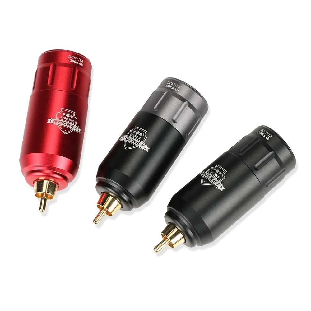 Tattoo Kit Rocket Mini Rotary RCA Battery Machine Pen With Powerful Tattoo Power Supply Mini Wireless Set  Makeup Tools