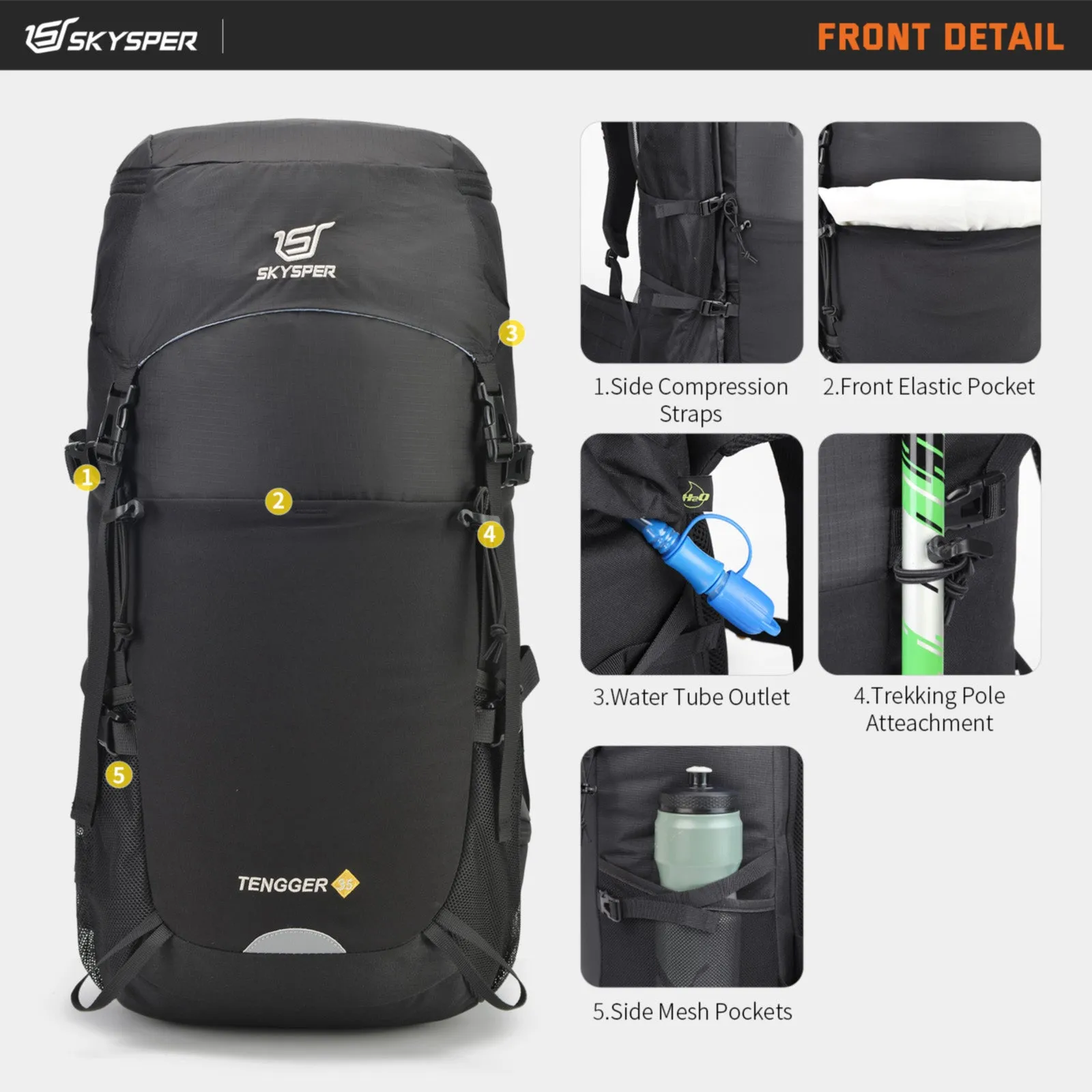 TENGGER35 - SKYSPER 35L Trekking Backpack