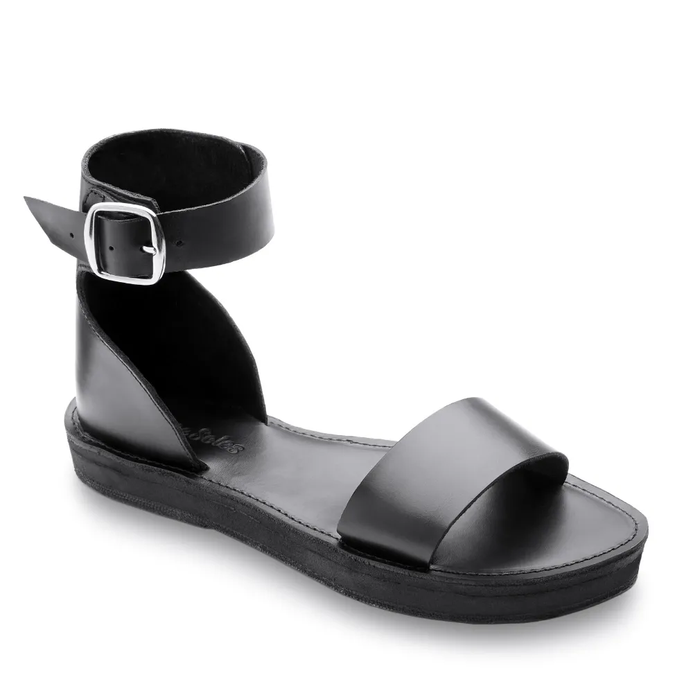 The Camila Leather Flatform Sandal