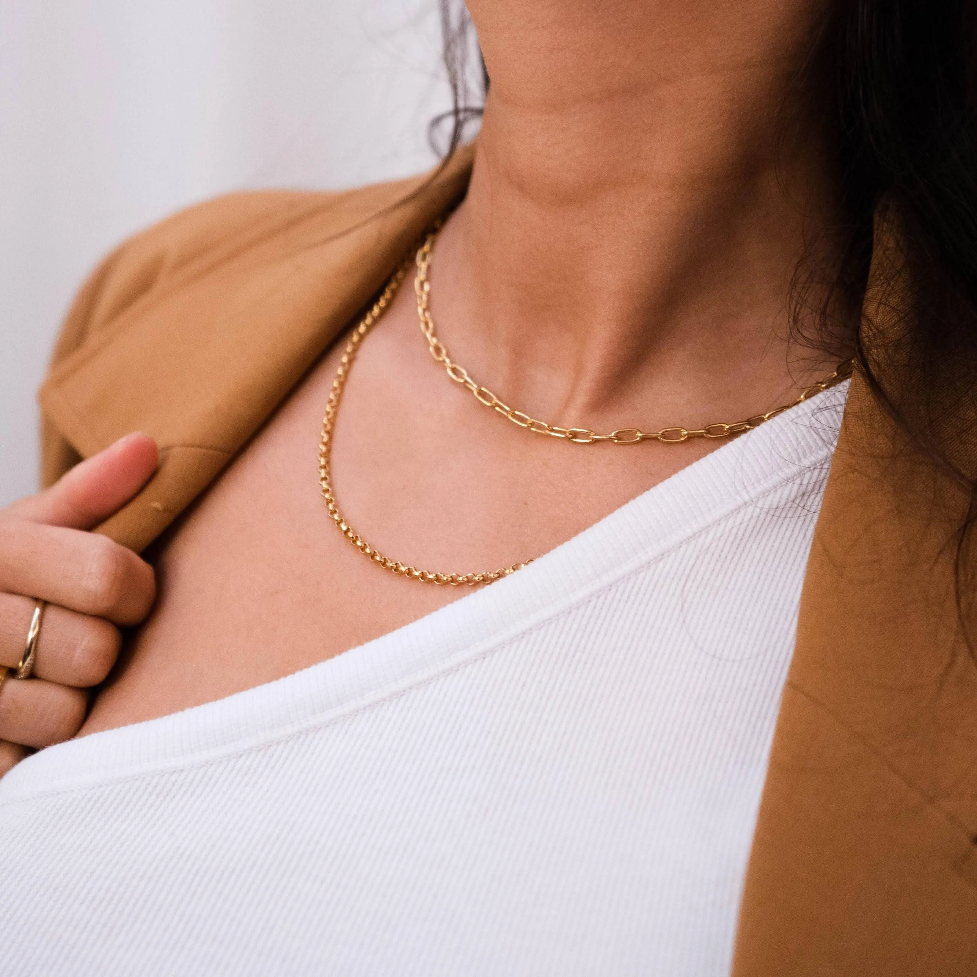 THE CHARLIE NECKLACE - 18k gold plated