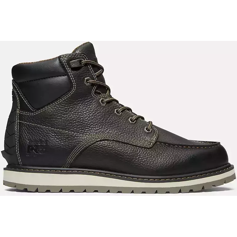 Timberland Pro Men's Irvine 6 Soft Toe WP Work Boot -Black- TB0A42SY001