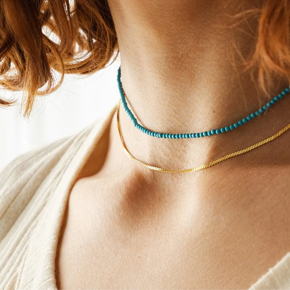 Turquoise Choker Necklace | Final Sale