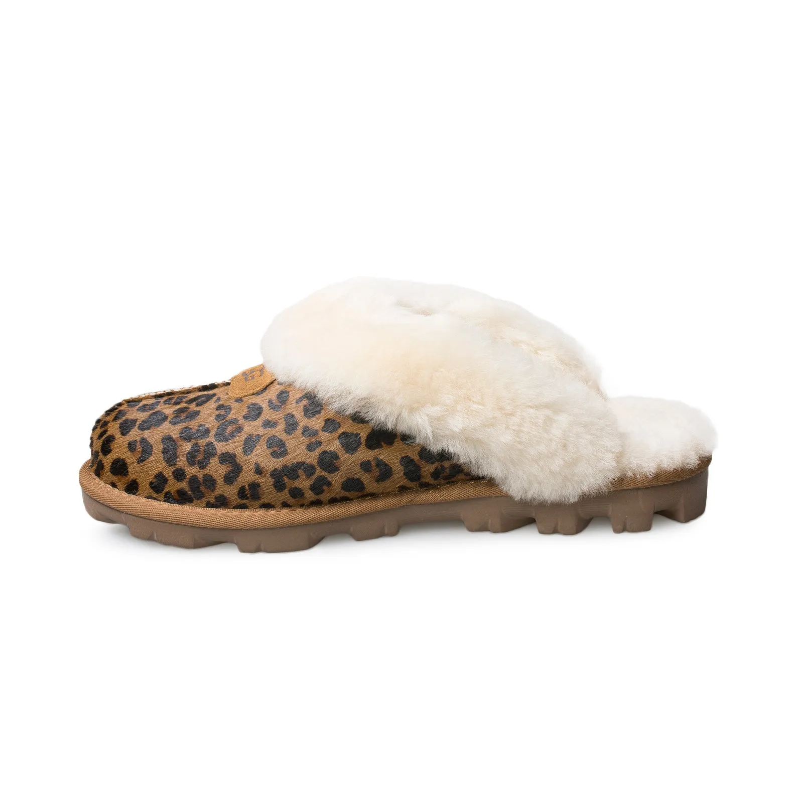 UGG Coquette Leopard Natural Slippers - Women's