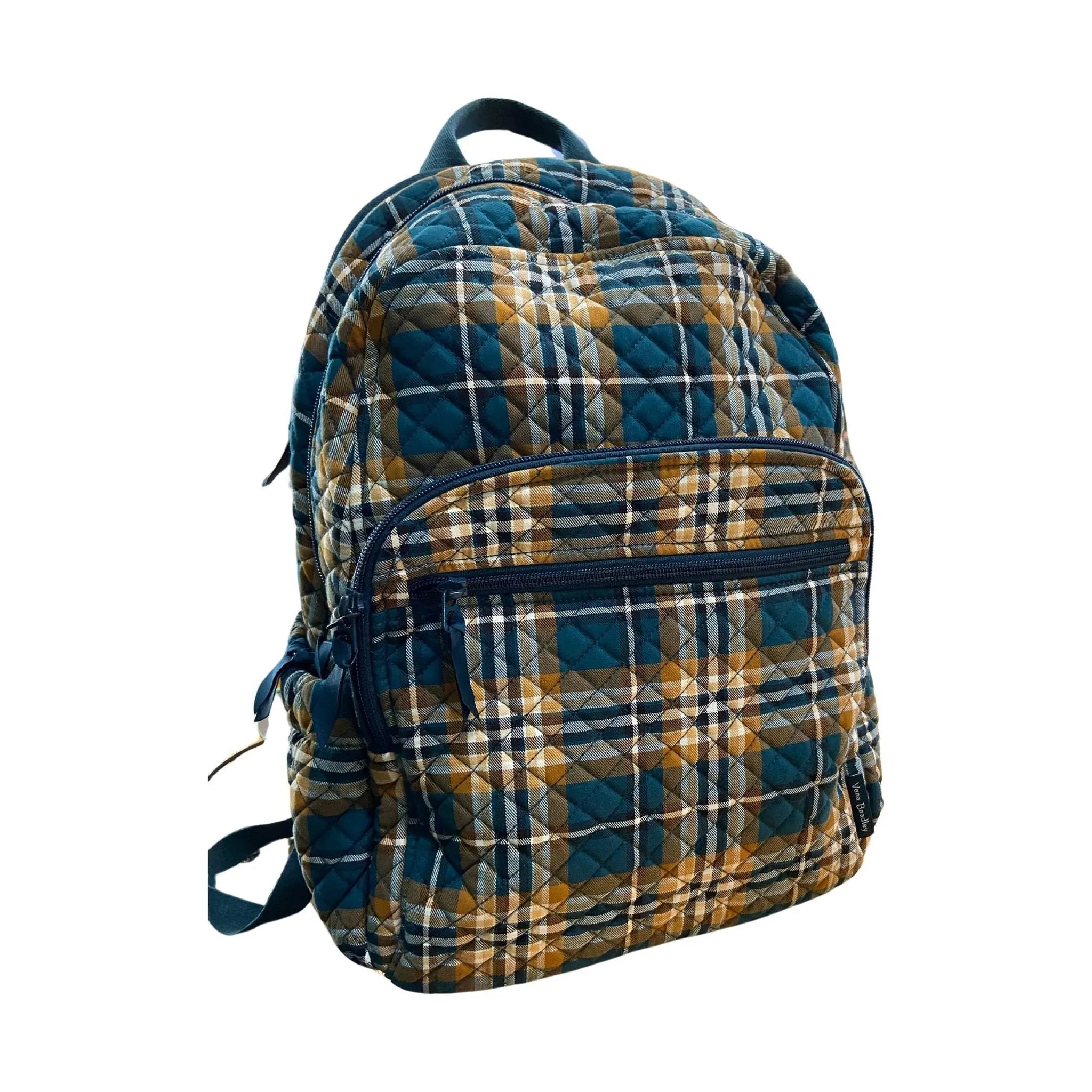 Vera Bradley Campus Backpack - Orchard Plaid